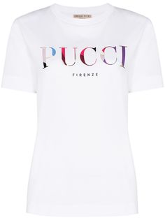 Emilio Pucci футболка с логотипом