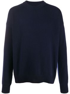 Jil Sander кашемировый джемпер с круглым вырезом
