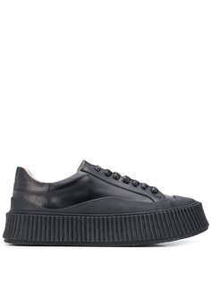 Jil Sander кроссовки на массивной подошве