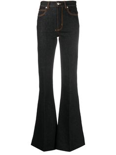 Alexander McQueen расклешенные джинсы с завышенной талией
