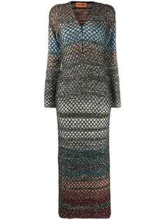 Missoni трикотажное платье с блестками