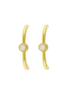 Kat Kim серьги Grande Eternal из желтого золота с бриллиантами