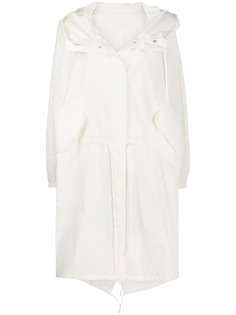Jil Sander куртка с капюшоном и логотипом