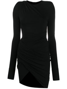 Alexandre Vauthier платье мини из джерси с драпировкой