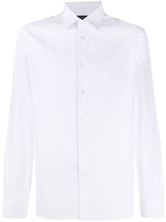 Ermenegildo Zegna рубашка на пуговицах с длинными рукавами