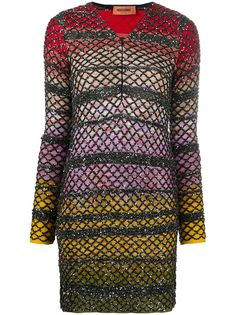 Missoni приталенное платье с блестками