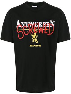 Vetements футболка с принтом Antwerpen
