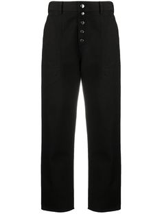 Emporio Armani укороченные джинсы широкого кроя