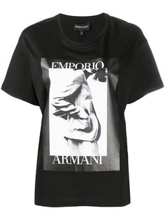 Emporio Armani футболка с фотопринтом