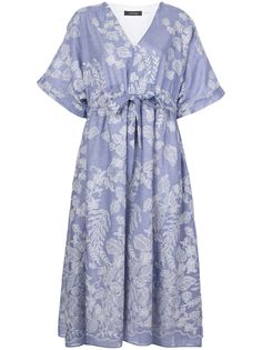 Natori платье с кулиской и цветочным принтом