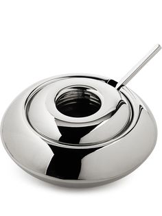 Tom Dixon Form Sugar Dish And Spoon Stainless Steel