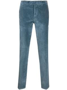 Eleventy вельветовые брюки кроя слим