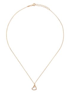 AS29 колье Heart из желтого золота с бриллиантом