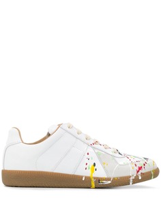 Maison Margiela кроссовки с эффектом разбрызганной краски