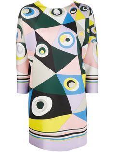 Emilio Pucci платье мини Occhi с принтом