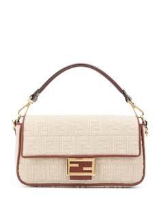 Fendi сумка на плечо Baguette с логотипом FF