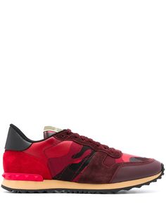 Valentino Garavani кроссовки Rockrunner с камуфляжным принтом