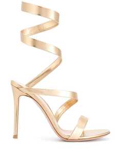 Gianvito Rossi босоножки со спиральным ремешком