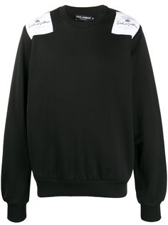 Dolce & Gabbana толстовка с нашивкой-логотипом