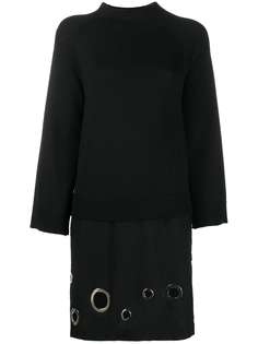 Boutique Moschino платье-джемпер с люверсами