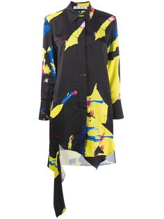 Off-White короткое платье с принтом