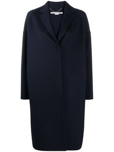 Stella McCartney пальто с потайной застежкой спереди