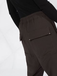 Rick Owens укороченные брюки с кулиской