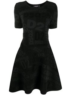 Dsquared2 трикотажное платье с логотипом