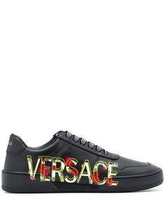 Versace кеды с логотипом