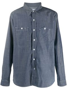 Engineered Garments рубашка с контрастной строчкой