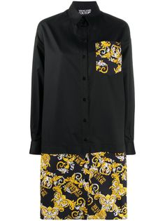 Versace Jeans Couture платье-рубашка с принтом Baroque