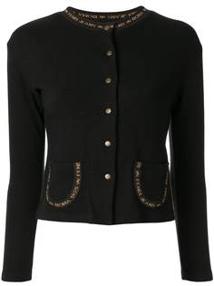 Fendi Pre-Owned кардиган без воротника на пуговицах