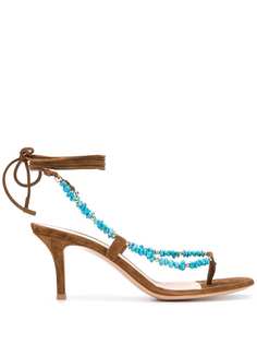 Gianvito Rossi босоножки Ric со шнуровкой