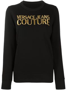 Versace Jeans Couture толстовка с круглым вырезом и логотипом