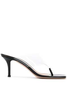 Gianvito Rossi босоножки с прозрачным ремешком