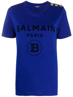 Balmain футболка с логотипом