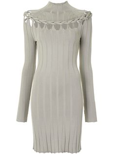 Dion Lee платье мини Skivvy с плетеной отделкой