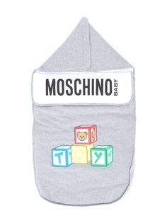 Moschino Kids конверт с логотипом