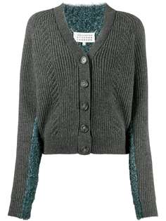 Maison Margiela кардиган с эффектом металлик