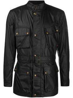 Belstaff куртка с поясом и карманами