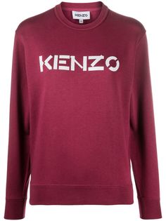 Kenzo топ с длинными рукавами и логотипом