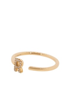 Dana Rebecca Designs кольцо из розового золота с бриллиантами и инициалами в виде буквы R