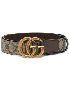 Gucci ремень Marmont с узором GG Supreme