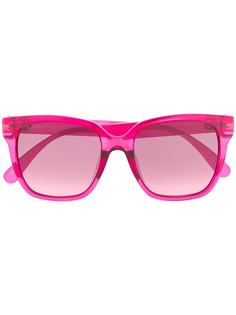 Gucci Eyewear солнцезащитные очки в квадратной оправе с логотипом Double G