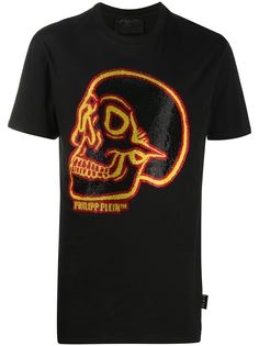Philipp Plein декорированная футболка