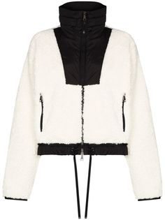 Moncler укороченная куртка Maglia из шерпы