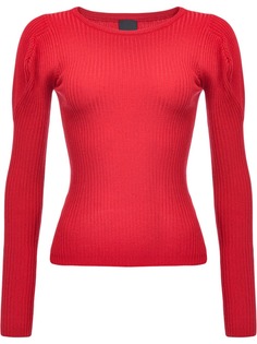 Pinko трикотажный топ в рубчик