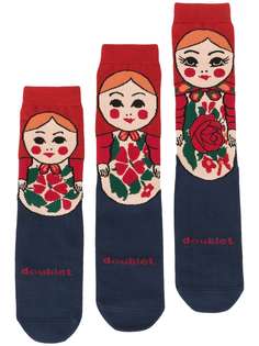 Doublet носки с принтом