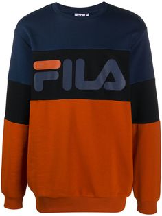 Fila джемпер в стиле колор-блок с логотипом