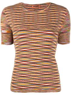 Missoni трикотажный топ с круглым вырезом